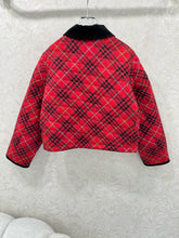BURBERRY 25S COTTON PLAID JACKET 130
